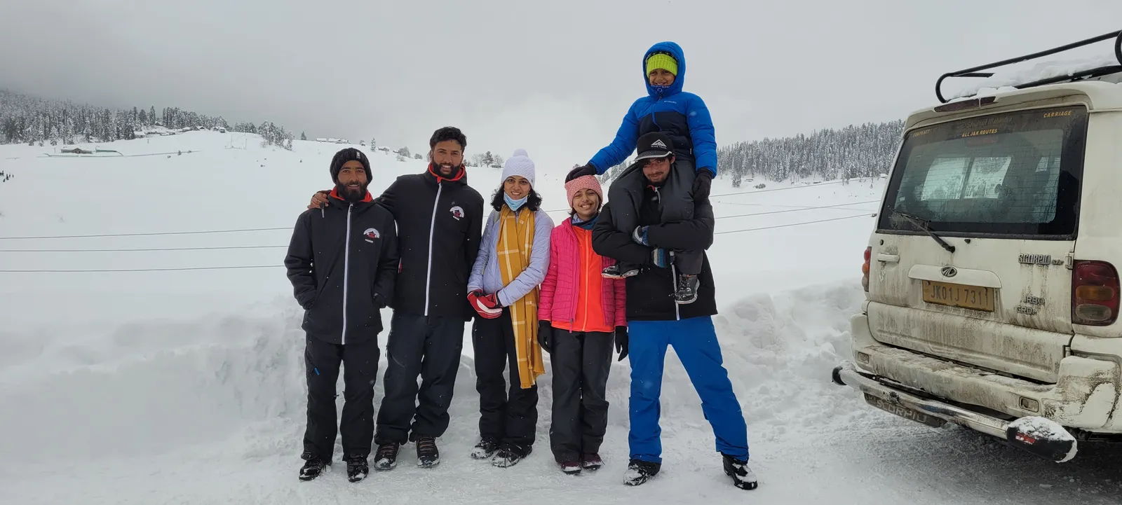 The Apharwat range above Gulmarg